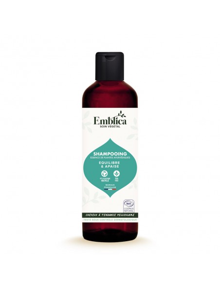 Achetez Shampooing Equilibre et Apaise Bio - Soin des Cheveux 250ml - Emblica à l'herboristerie Louis Image principale de Shampooing Equilibre et Apaise Bio - Soin des Cheveux 250ml - Emblica