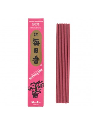 Image de Morning Star Lotus - Encens Japonnais 50 Bâtonnets depuis Tierra Zen