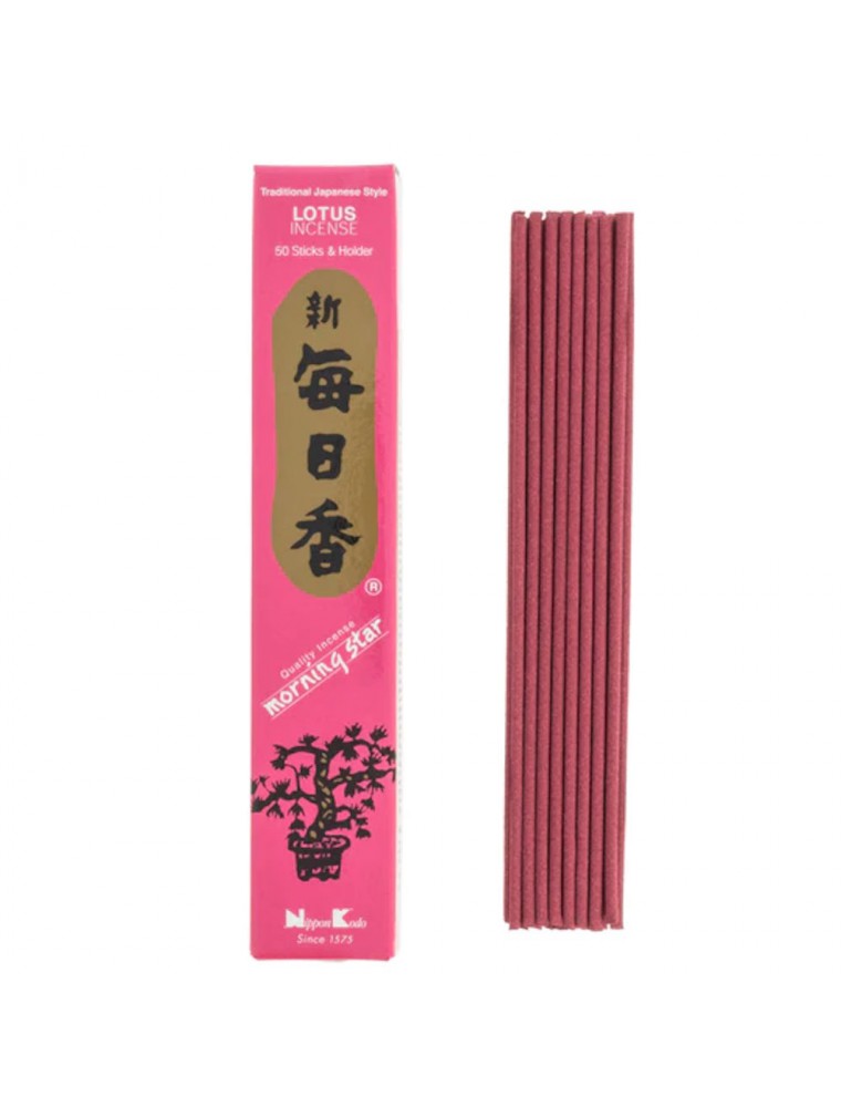 Image principale de la modale pour Morning Star Lotus - Encens Japonnais 50 Bâtonnets