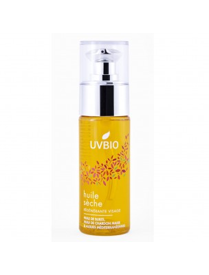 Image de Huile Sèche Bio - Soin Régénérant du visage 100 ml - UV Bio depuis Achetez les produits UV Bio à l'herboristerie Louis