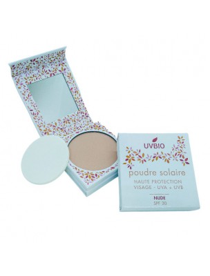 Image de Poudre Solaire Nude Bio SPF 30 - Soin du Visage 10 g - UV Bio depuis Commandez les produits UV Bio à l'herboristerie Louis