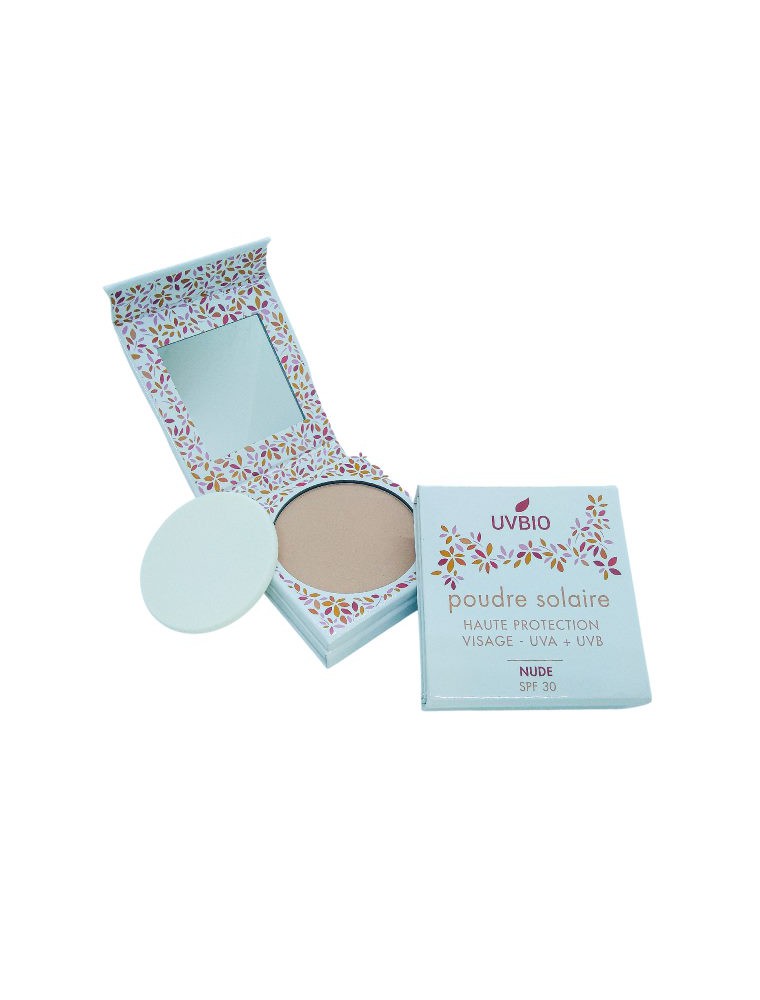 Image principale de la modale pour Poudre Solaire Nude Bio SPF 30 - Soin du Visage 10 g - UV Bio