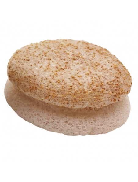 Achetez Eponge Konjac aux Eclats de Noix - Purifie, Exfolie et Donne de l'éclat - Lady Green à l'herboristerie Louis Image principale de Eponge Konjac aux Eclats de Noix - Purifie, Exfolie et Donne de l'éclat - Lady Green