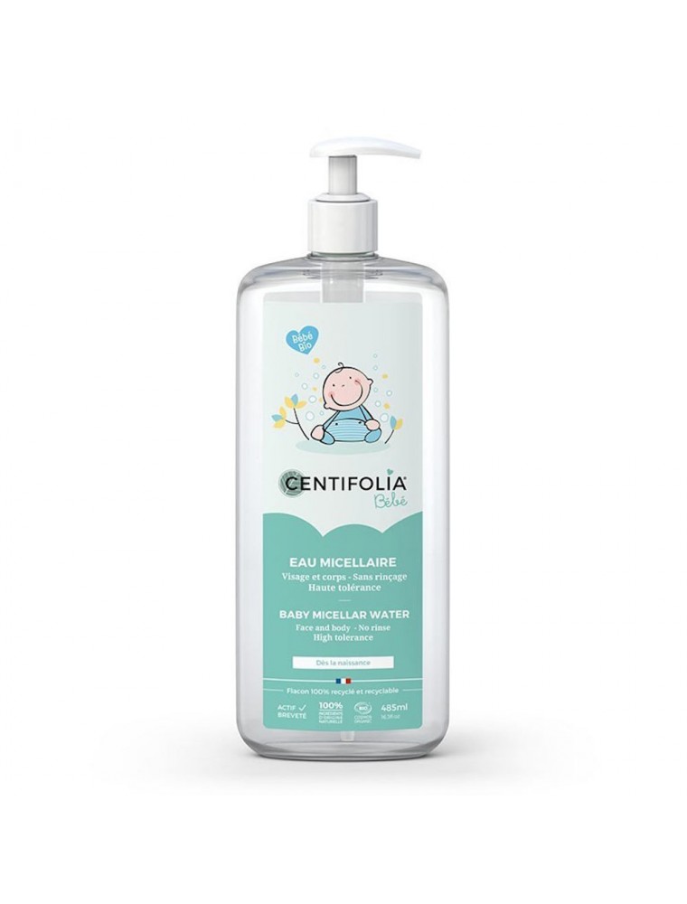 Image principale de la modale pour Eau Micellaire Bio - Soin de la Peau de Bébé 485 ml - Centifolia