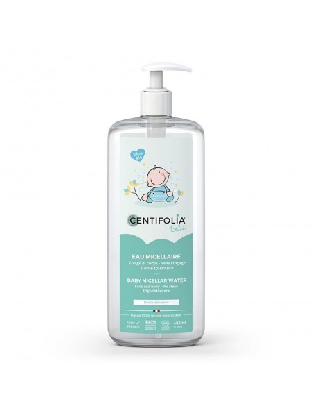 Achetez Eau Micellaire Bio - Soin de la Peau de Bébé 485 ml - Centifolia à l'herboristerie Louis Image principale de Eau Micellaire Bio - Soin de la Peau de Bébé 485 ml - Centifolia