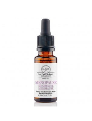 Image de Ménopause - Elixir composé Bio aux Fleurs de Bach 20 ml - Elixirs and Co via Roll-on Ménopause Bio - Elixirs and Co