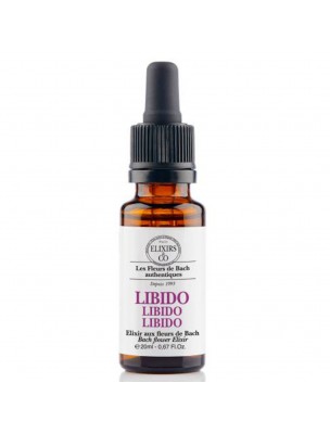 Image de Libido - Elixir composé Bio aux Fleurs de Bach 20 ml - Elixirs and Co via Acheter Basilic Bio - Sexualité équilibrée Elixir floral 10 ml -