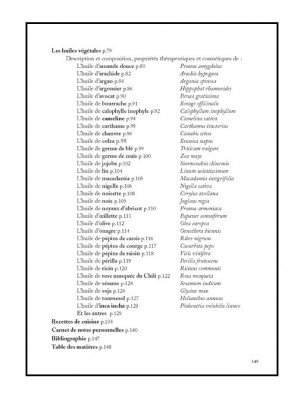 Image 6698 supplémentaire pour Les Huiles Végétales - Santé et beauté 149 pages - Chantal et Lionel Clergeaud