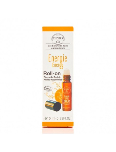 Image principale de Roll-on Energie Bio aux Fleurs de Bach 10 ml - Elixirs and Co