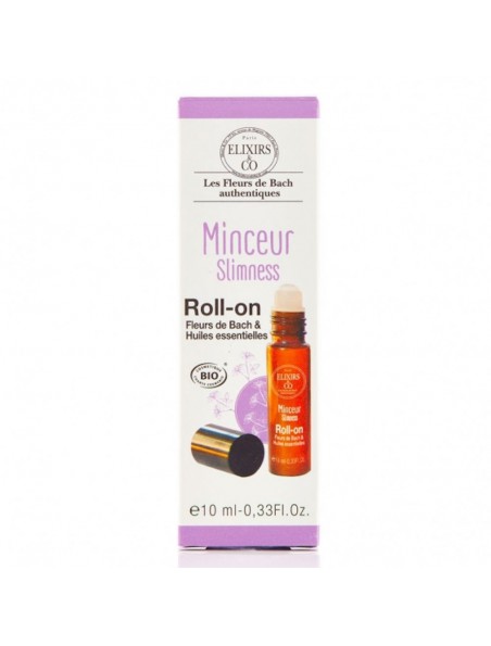 Image principale de Roll-on Minceur Bio aux Fleurs de Bach 10 ml - Elixirs and Co