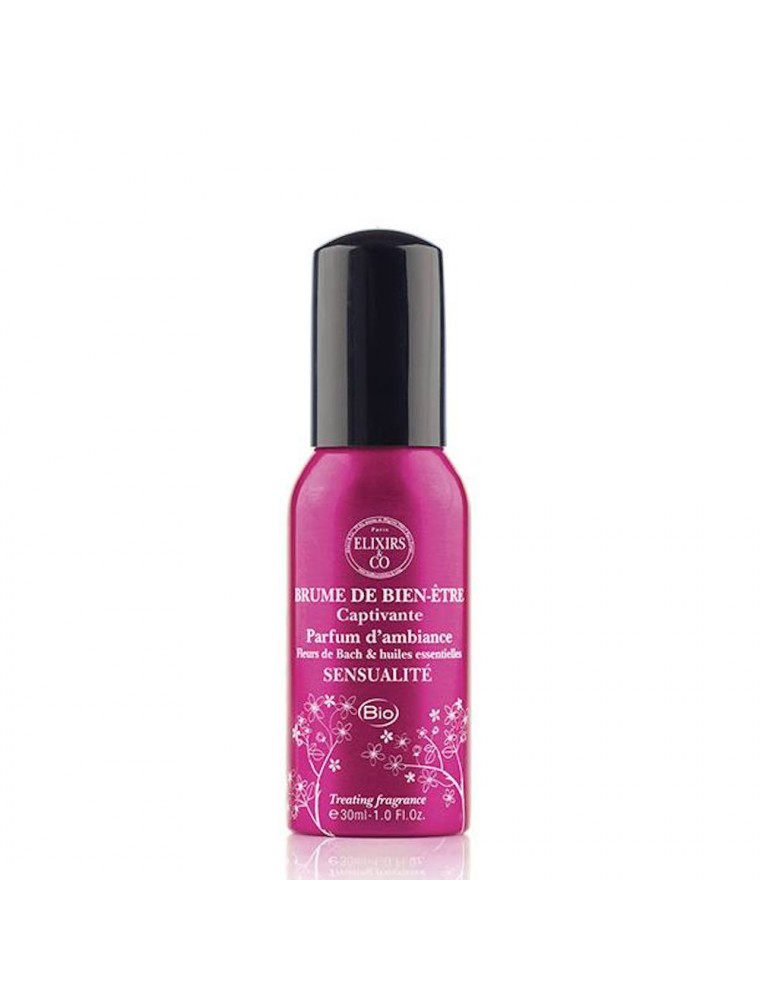 Image principale de la modale pour Brume de bien-être aux Fleurs de Bach Bio - Sensualité 30 ml - Elixirs and Co