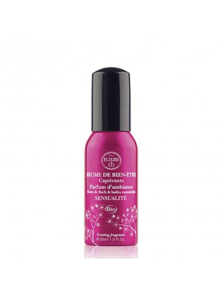 Image principale de Brume de bien-être aux Fleurs de Bach Bio - Sensualité 30 ml - Elixirs and Co