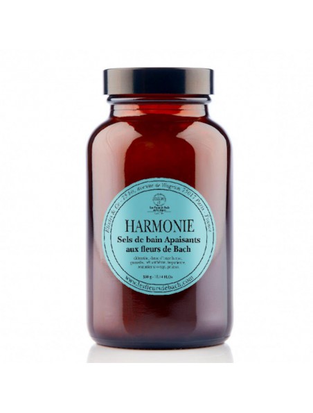 Achetez Harmonie - Sels de Bain Stimulants aux Fleurs de Bach 300 g - Elixirs and Co à l'herboristerie Louis Image principale de Harmonie - Sels de Bain Stimulants aux Fleurs de Bach 300 g - Elixirs and Co