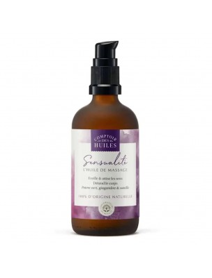 Image de Huile de Massage Sensualité Bio - Relaxante et Stimulante 100ml - Comptoir des Huiles depuis Achetez les produits Comptoir des Huiles à l'herboristerie Louis