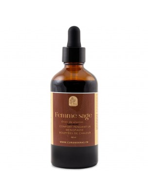 Image de Elixir Femme Sage Sans Alcool - Ménopause 100 ml - Curanderas depuis ▷▷ Bourgeons sans alcool : la gemmothérapie pour tous.