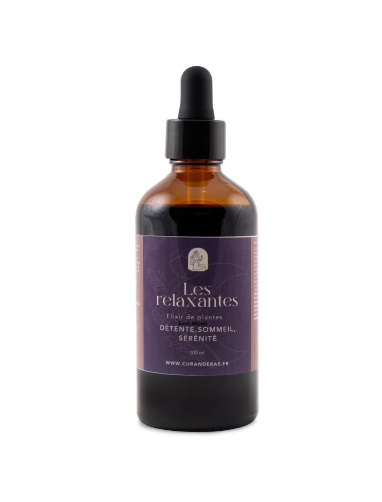 Image principale de la modale pour Elixir Les Relaxantes Sans Alcool - Stress et Sommeil 100 ml - Curanderas