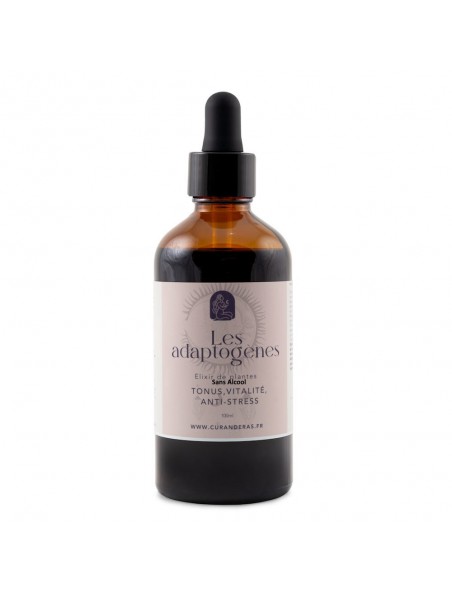 Image principale de Elixir Les Adaptogènes Sans Alcool - Stress et Tonus 100 ml - Curanderas