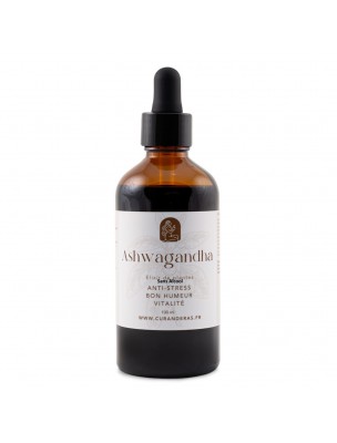 Image de Elixir Ashwagandha Sans Alcool - Stress et Tonus 100 ml - Curanderas depuis Achetez les produits Curanderas à l'herboristerie Louis