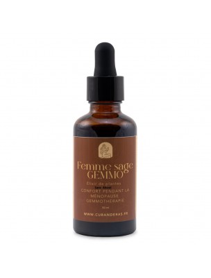 Image de Elixir Femme Sage Gemmo Sans Alcool Bio - Ménopause 50 ml - Curanderas depuis PrestaBlog
