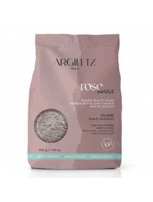 Image de Argile rose ultra-ventilée - Peaux sensibles 200 grammes - Argiletz depuis Argiles : Retrouvez tous nos produits de phytothérapie et d'herboristerie