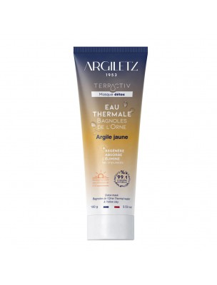 Image de Masque à l'Eau Thermale et à l’Argile jaune - Masque Détox 100 g - Argiletz depuis Commandez les produits Argiletz à l'herboristerie Louis