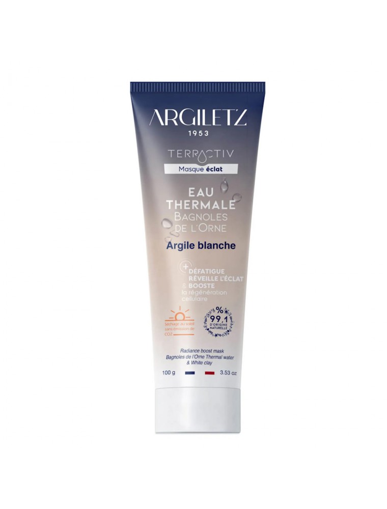 Image principale de la modale pour Masque à l'Eau Thermale et à l’Argile blanche - Masque Eclat 100 g - Argiletz