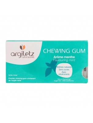 Image de Chewing Gum à l’Argile verte - Menthe 12 Dragées - Argiletz depuis Achat de Gommes et Pastilles de Phytothérapie en ligne | Herboristerie