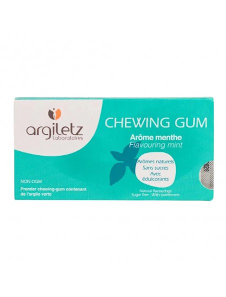 Image principale de Chewing Gum à l’Argile verte - Menthe 12 Dragées - Argiletz