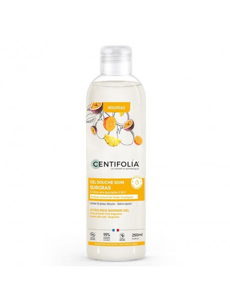 Achetez Gel Douche Fruits Exotiques Bio - Gel Surgras et Sans Savon 250 ml - Centifolia à l'herboristerie Louis Image principale de Gel Douche Fruits Exotiques Bio - Gel Surgras et Sans Savon 250 ml - Centifolia