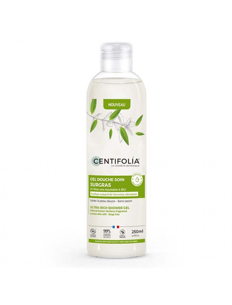 Image principale de la modale pour Gel Douche Verveine Citronnée Bio - Gel Surgras et Sans Savon 250 ml - Centifolia