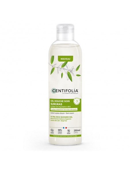 Image principale de Gel Douche Verveine Citronnée Bio - Gel Surgras et Sans Savon 250 ml - Centifolia