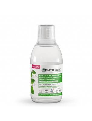 Image de Bain de Bouche Concentré Bio - Protection des Gencives et Haleine Fraîche 250 ml - Centifolia depuis Commandez les produits Centifolia à l'herboristerie Louis