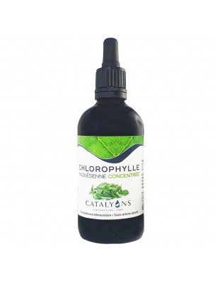 Image de Chlorophylle Magnésienne Concentrée - Vitalité et Oxygénation 100 ml - Catalyons via Chlorophylle liquide 20X Solaray