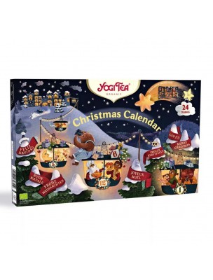 Image de Calendrier de l'Avent Bio - Infusions Ayurvédiques 24 sachets - Yogi Tea depuis Achetez les produits Yogi Tea à l'herboristerie Louis
