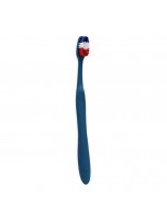 Image de Brosse à dents Dupont Bleu Blanc Rouge - Manche Bleu Souple - Bioseptyl depuis Hygiène naturelle : produits de phytothérapie et d'herboristerie
