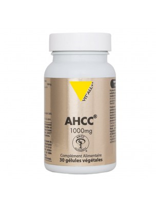 Image de AHCC 1000 mg - Défenses naturelles 30 gélules végétales - Vit'all+ depuis Découvrez nos compléments alimentaires naturels