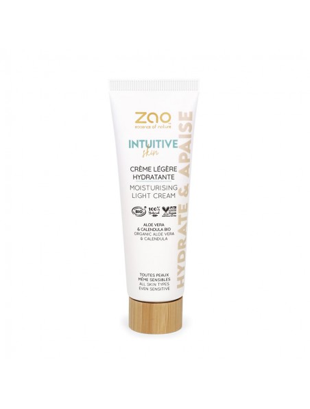 Image principale de Crème Légère Hydratante Bio - Soin du visage 50 ml - Zao Make-up