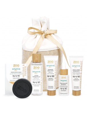 Image de Coffret My Skin Routine Bio - Soin du visage - Zao Make-up via Coffret Tisanes de Noël - Aromandise