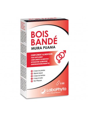 Image de Bois bandé Muira puama - Aphrodisiaque masculin et féminin naturel 60 gélules - LaboPhyto depuis Achetez les produits LaboPhyto à l'herboristerie Louis