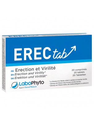 Image de ErecTab - Érection et Virilité 20 comprimés - LaboPhyto via Gem-Prest Complexe n°14 Bio - Confort masculin 50 ml - Alphagem