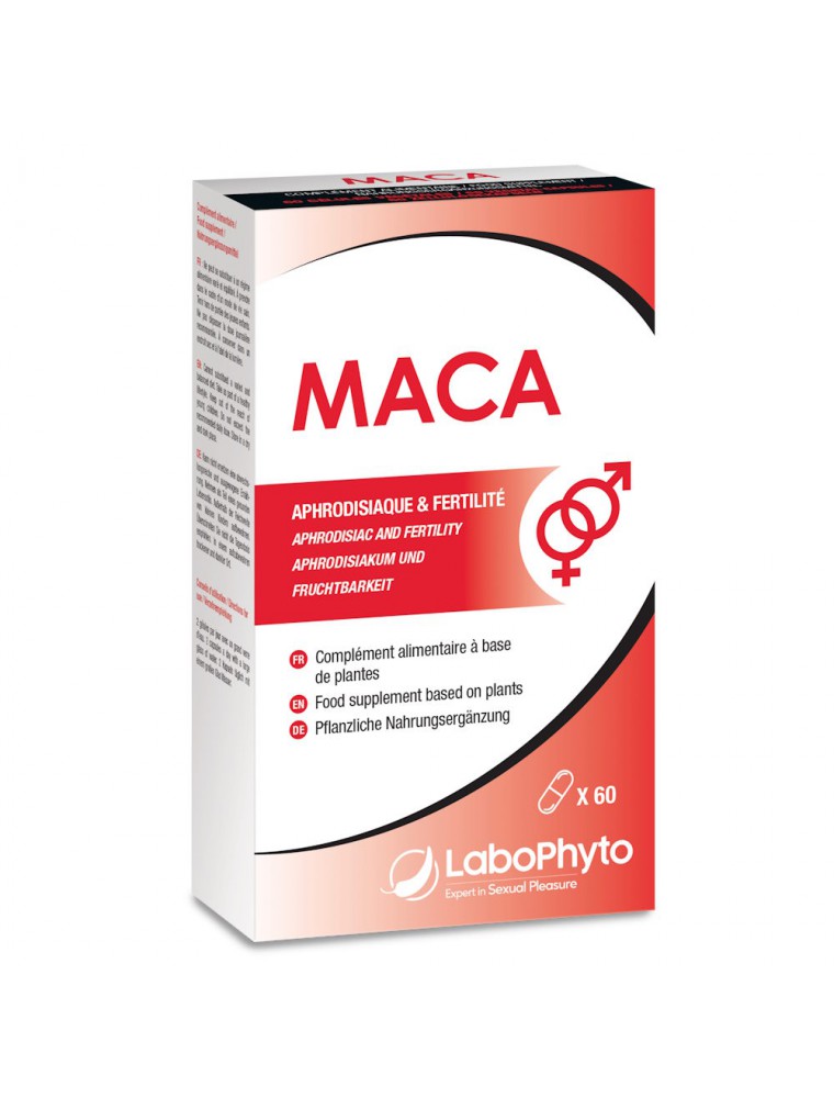 Image principale de la modale pour Maca - Aphrodisiaque naturel 60 gélules - LaboPhyto
