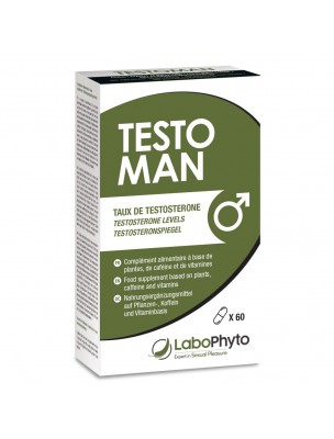 Image de Testoman - Taux de Testostérone 60 gélules - LaboPhyto depuis Aphrodisiaques naturels : boostez votre libido et votre vie intime