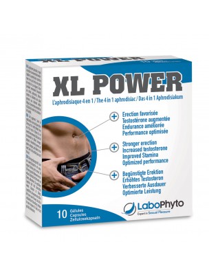 Image de XL Power - Aphrodisiaque naturel 10 gélules - LaboPhyto via LaboPhyto - Anal Relax XPower - Gel anal