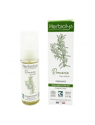 Image de Huile de Romarin Bio - Macération Tonifiante 30 ml - Herbiolys depuis Résultats de recherche pour "romarin-cineole-huille"