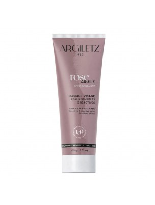 Image de Masque à l’argile rose - Peaux mixtes 100ml - Argiletz depuis Argiles : Retrouvez tous nos produits de phytothérapie et d'herboristerie