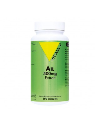 Image de Ail 500mg - Circulation et Tonus 100 capsules - Vit'all+ depuis Commandez les produits Vit'All + à l'herboristerie Louis