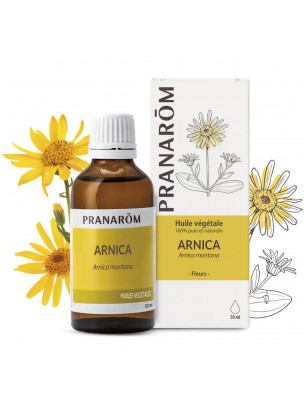 Image de Arnica - Huile végétale d'Arnica montana 50 ml - Pranarôm depuis Huiles végétales en vente en ligne