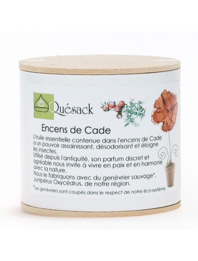 Image principale de la modale pour Encens de Cade - Poudre à Diffuser 90 grammes - Quésack