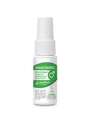 Image de Maxi Control - Spray retardant 15 ml - LaboPhyto via Vialis Pro Pills - Erection et Retardant 10 gélules - LaboPhyto