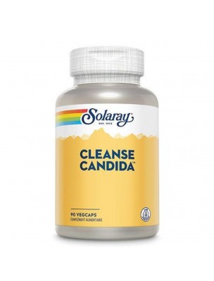Image de Cleanse Candida - Candidose 90 capsules - Solaray via Laurier Noble Bio - Huile essentielle 5ml - Ad Naturam
